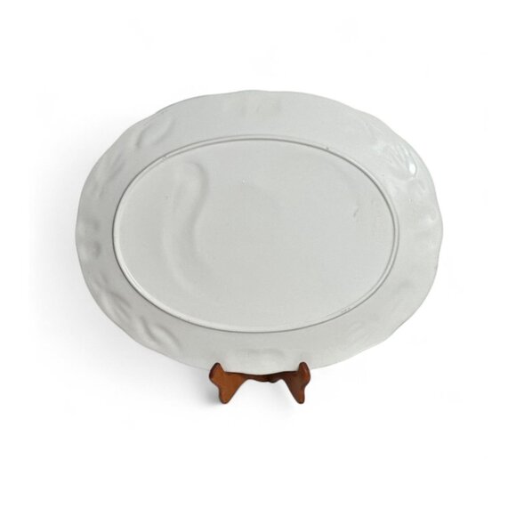 HUGE Turkey Platter - Vintage THANKSGIVING Hand Painted Ceramic c1960s-70s READ - Picture 2 of 7